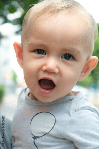 Happy baby boy