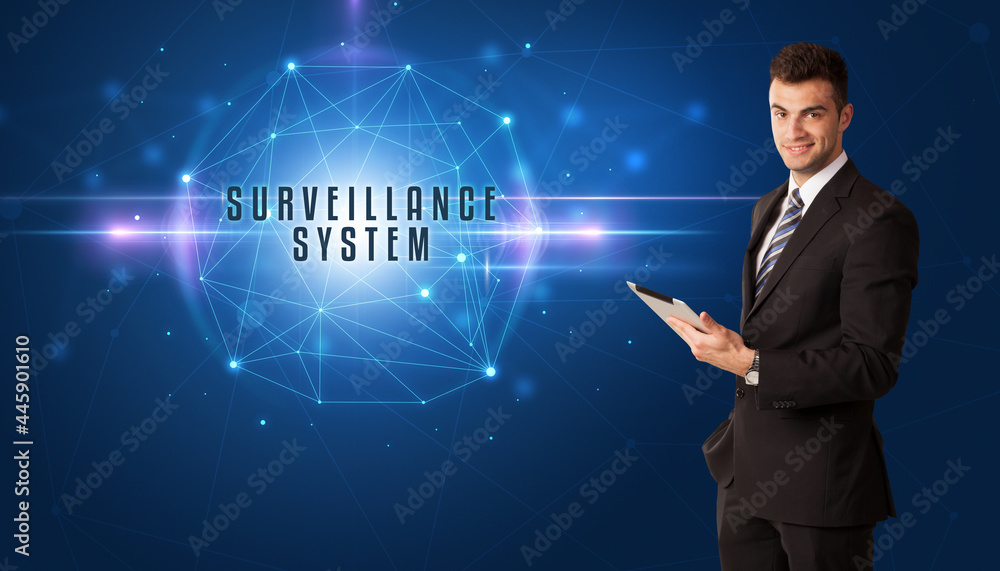 businessman thinking about security concept businessman thinking about security concept
