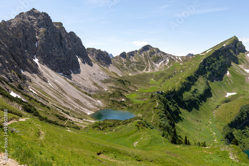 Der Traualpsee in Tirol, Österreich