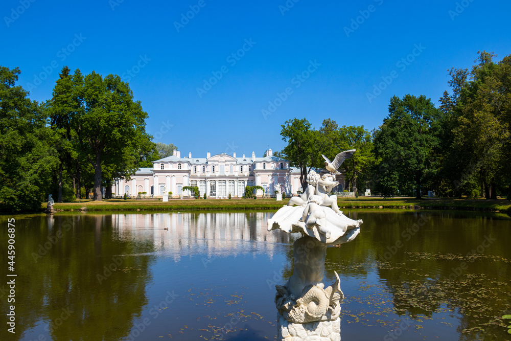 A sunny day in the Menshikov Park of St. Petersburg A sunny day in the Menshikov Park of St. Petersburg