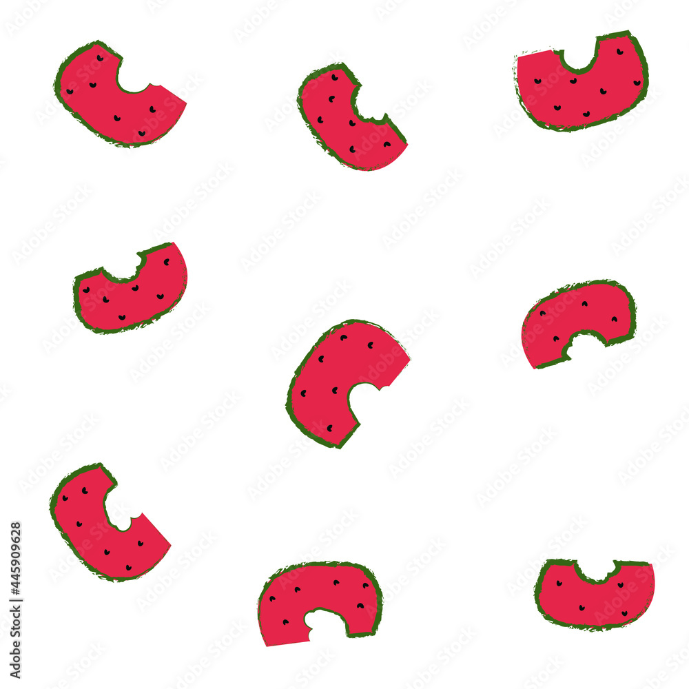 seamless pattern with red watermelow seamless pattern with red watermelow