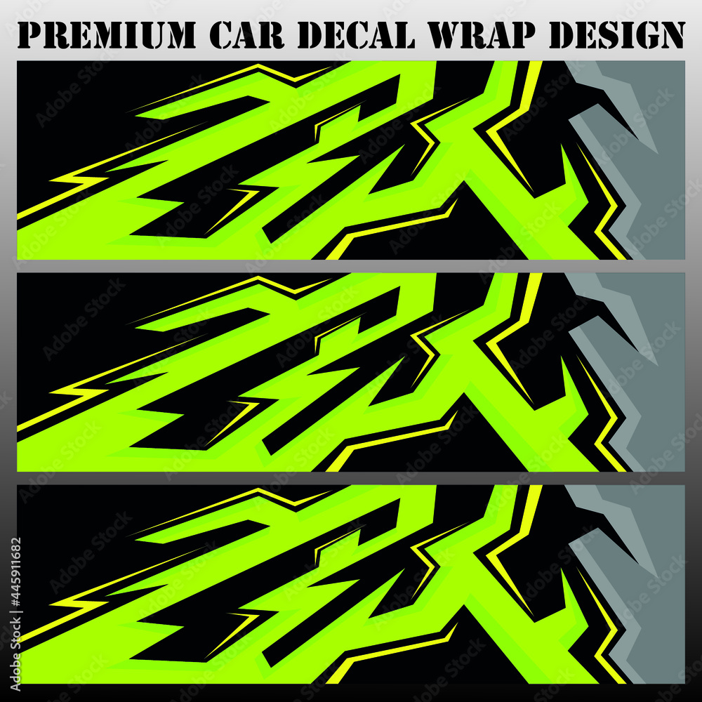 sport car decal wrap design vector sport car decal wrap design vector