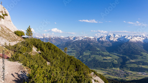 landscape in the mountains in austria