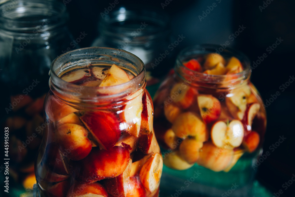 the process of making apple compote the process of making apple compote