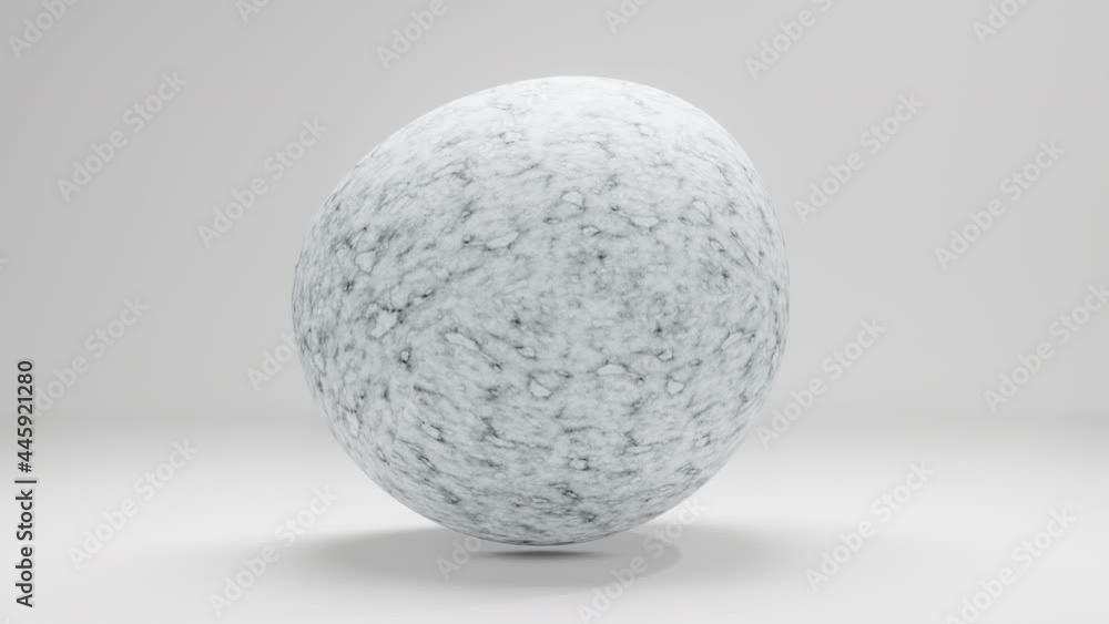 3D Animation of spinning concrete spheres containing an element. Motion graphic element. 3D Animation of spinning concrete spheres containing an element. Motion graphic element.