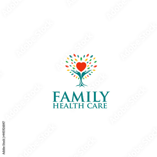 family health care logo vektor
