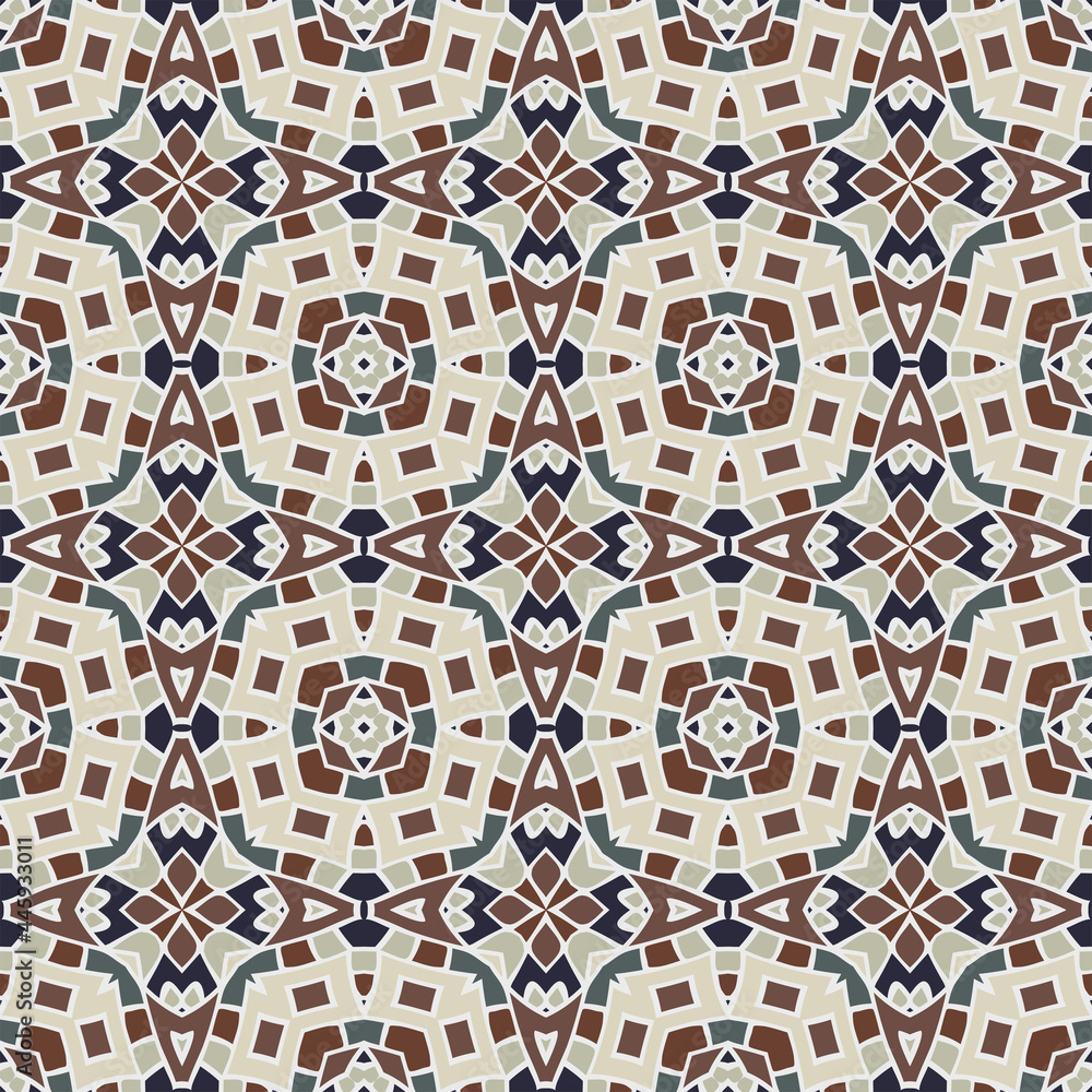 Trendy bright color seamless pattern in beige brown gray blue for decoration, paper, tiles, textiles, carpet, pillows. Home decor, interior design, cloth design. Trendy bright color seamless pattern in beige brown gray blue for decoration, paper, tiles, textiles, carpet, pillows. Home decor, interior design, cloth design.
