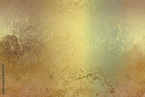 Golden Abstract decorative paper texture background for artwork - Illustration