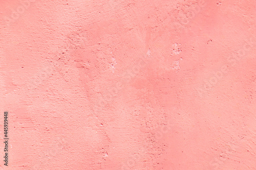 Pastel coral color stucco Background