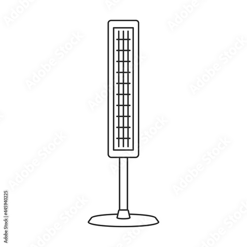 Heater vector outline icon. Vector illustration boiler on white background. Isolated outline illustration icon of heater .