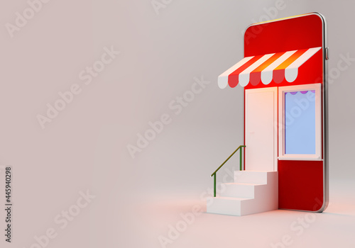 Mobile internet store. Meta...