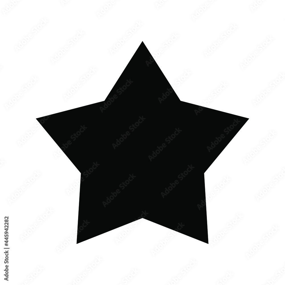 Star vector icon png isolated on white background Star vector icon png isolated on white background