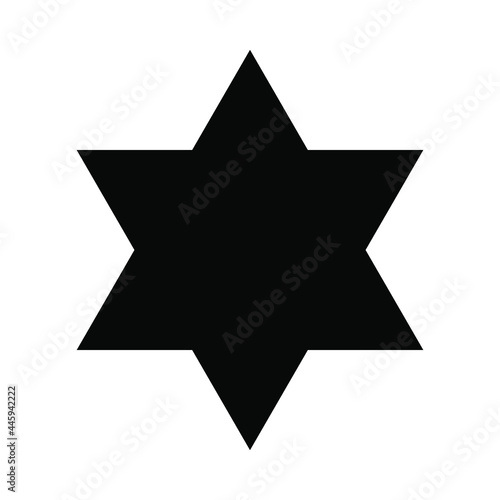 Star vector icon png isolated on white background