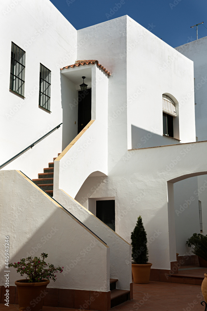 Arquitectura típica de Andalucía, España.