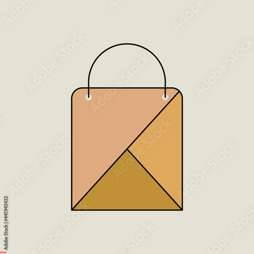 Ecommerce Shopping Bag Logo for Business and Company