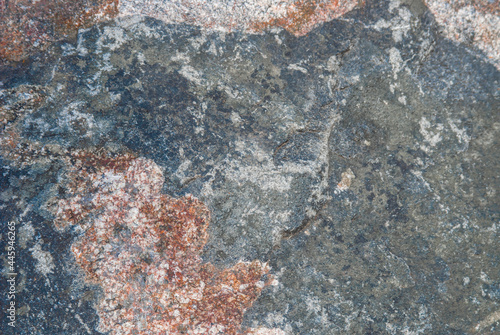 gray and orange stone wall texture 