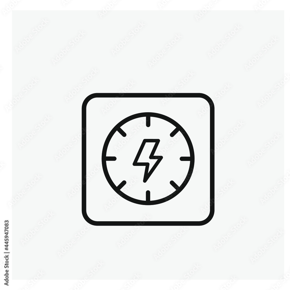 Power vector icon. Editable stroke. Symbol in Line Art Style for Design, Presentation, Website or Apps Elements, Logo. Pixel vector graphics - Vector Power vector icon. Editable stroke. Symbol in Line Art Style for Design, Presentation, Website or Apps Elements, Logo. Pixel vector graphics - Vector
