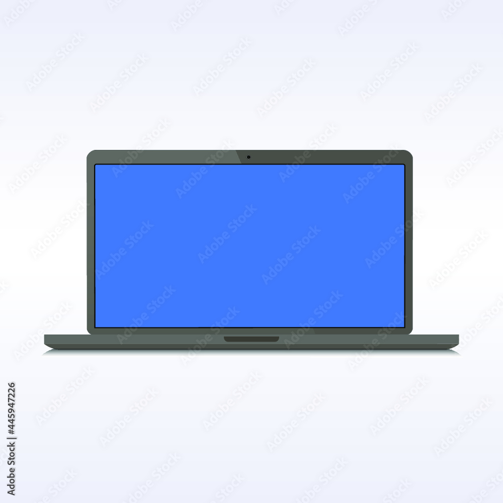 Laptop or notebook computer vector flat icon on a transparent background.
Laptop or notebook computer vector flat icon on a transparent background.