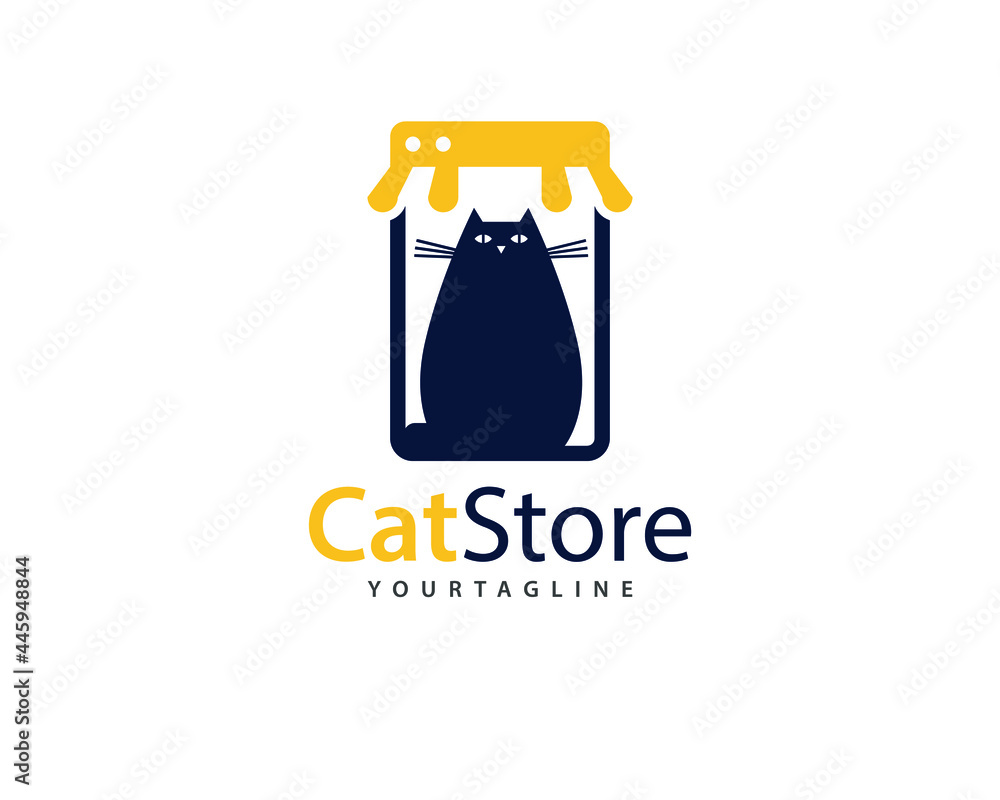 CatStore brand for cats store and pets logo , can be used for cat and all similar domestic cat shopping store . CatStore brand for cats store and pets logo , can be used for cat and all similar domestic cat shopping store .