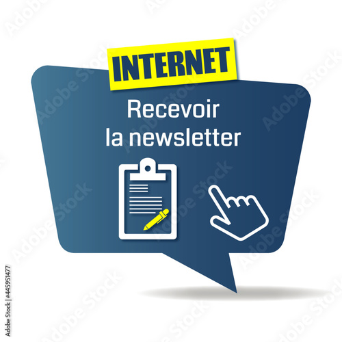 Logo recevoir la newsletter.