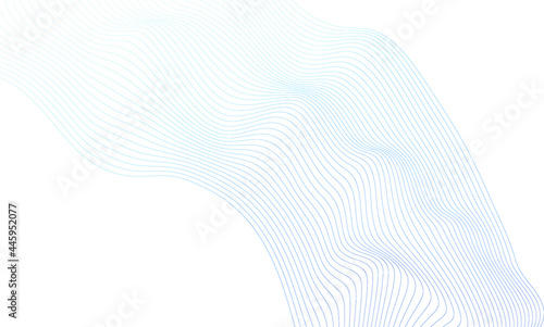 Abstract wave line vector background.
