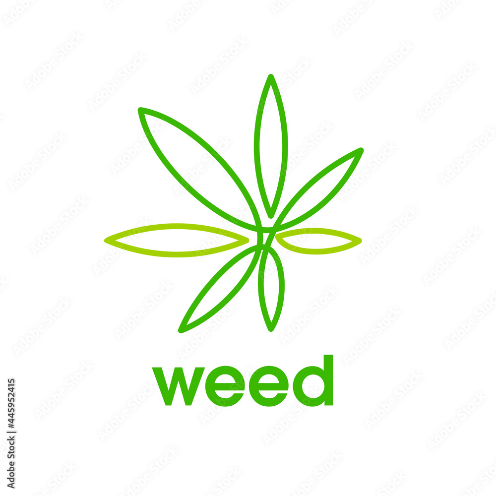 Cannabis leaf icon. Hemp and Weed Logo design. Vector Illustration. Cannabis leaf icon. Hemp and Weed Logo design. Vector Illustration.