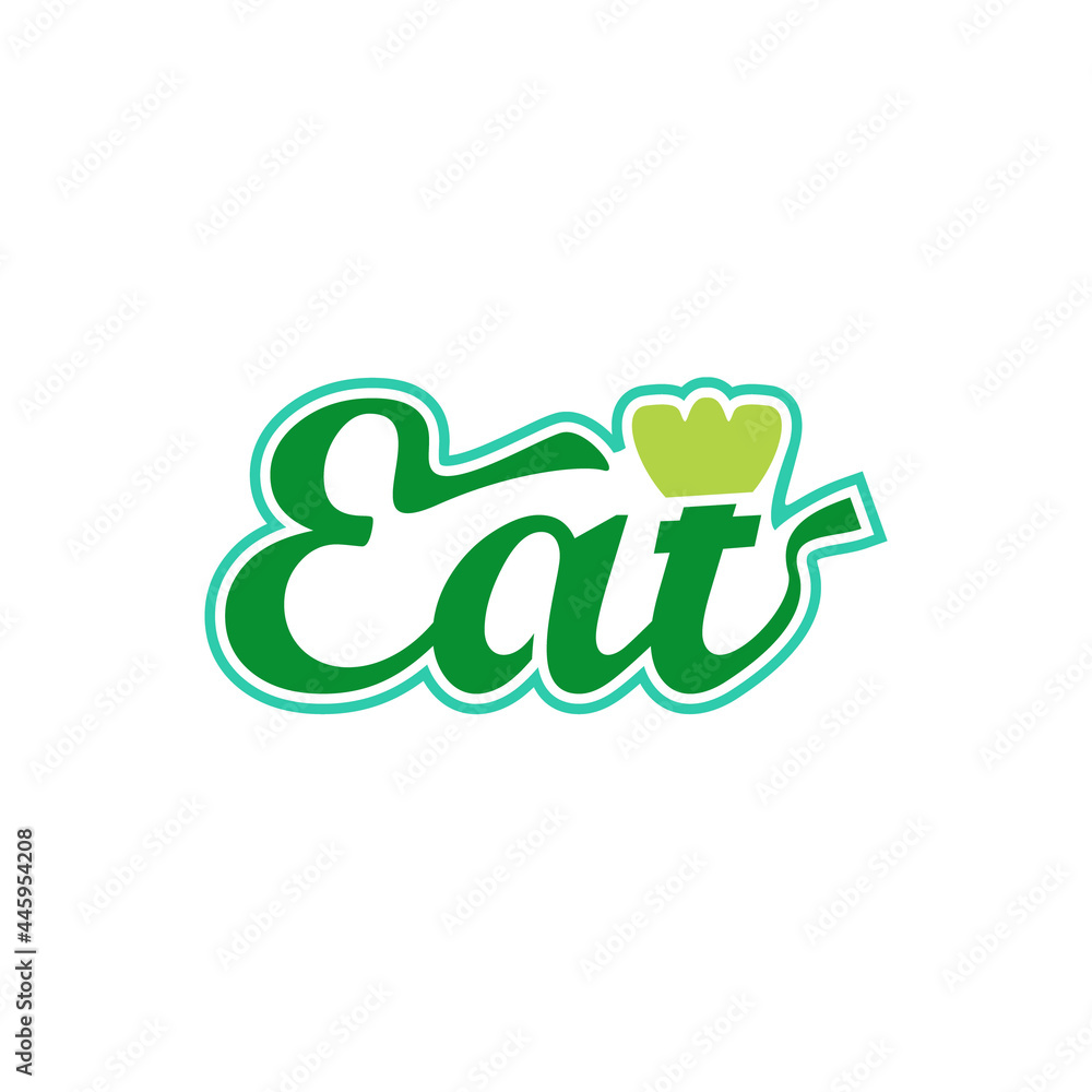 Fototapeta premium Eat logo 