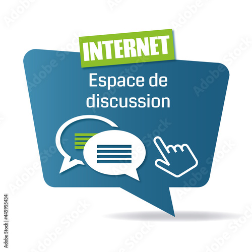 Logo espace de discussion.