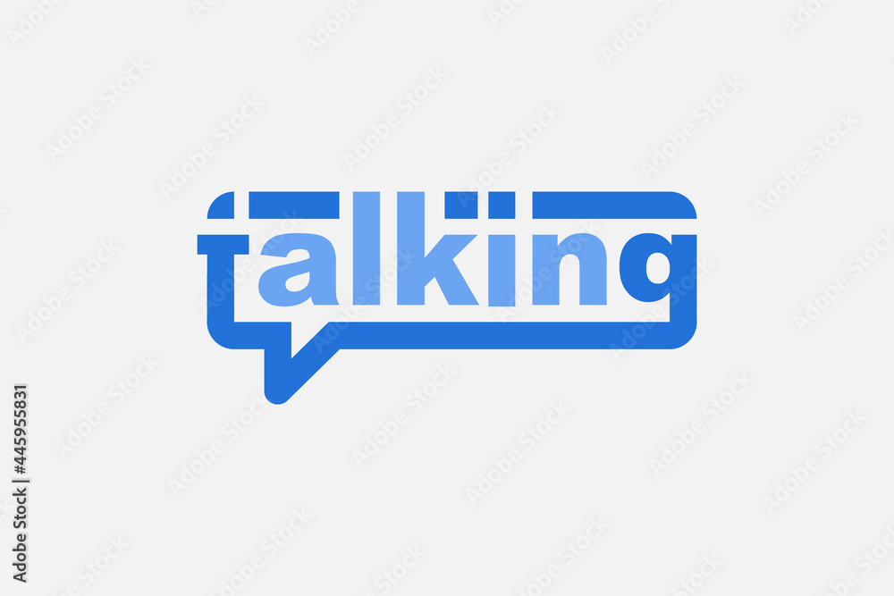 Talking lettering Talking lettering