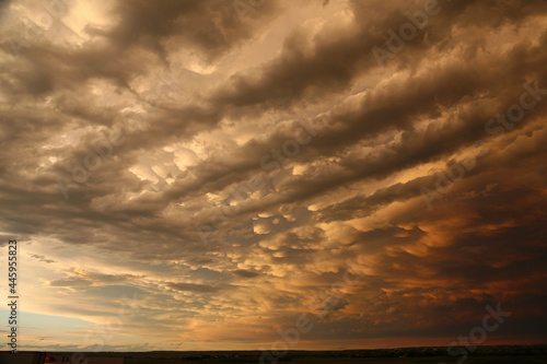 Dramatic sky over horizon - South Dakota
