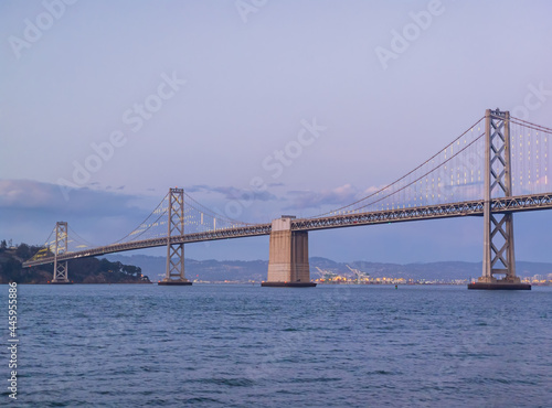 Sunny view of The San Francisco Oakland Bay Bridge © Kit Leong