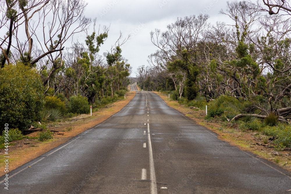 South Coastroad on Kangaroo Island South Australia on may 10th 2021