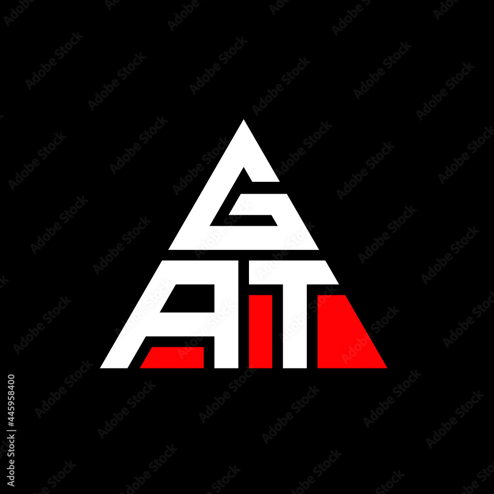 GAT triangle letter logo design with triangle shape. GAT triangle logo design monogram. GAT triangle vector logo template with red color. GAT triangular logo Simple, Elegant, and Luxurious Logo. GAT GAT triangle letter logo design with triangle shape. GAT triangle logo design monogram. GAT triangle vector logo template with red color. GAT triangular logo Simple, Elegant, and Luxurious Logo. GAT