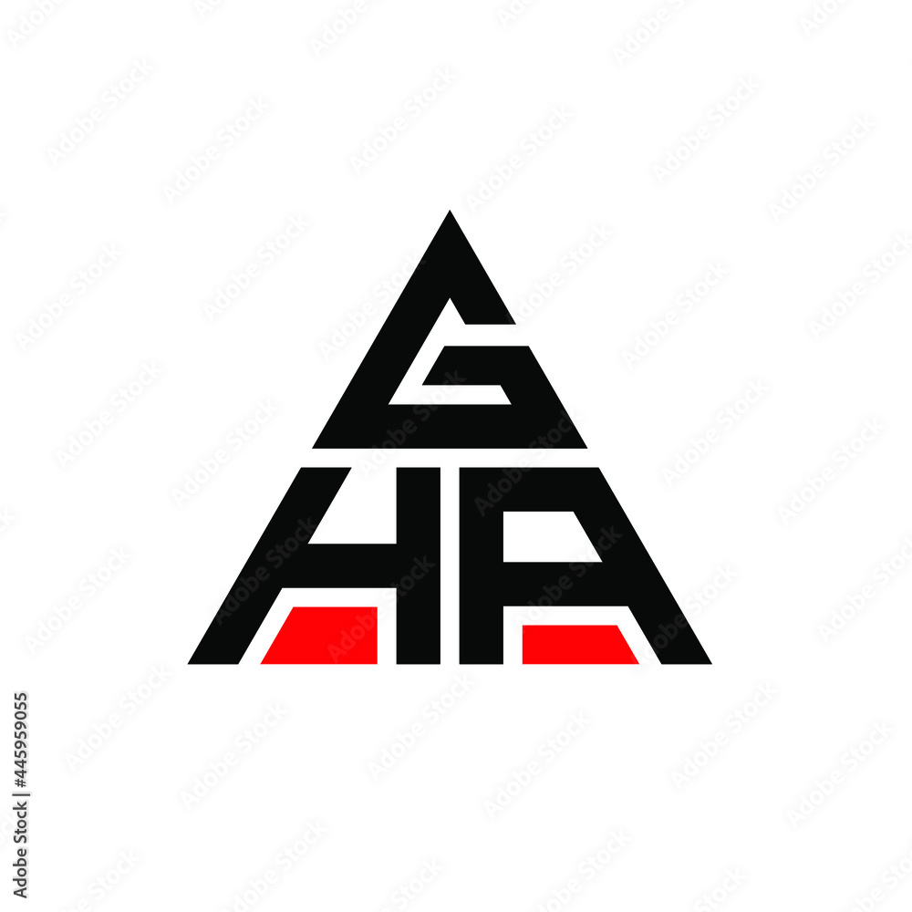 GHA triangle letter logo design with triangle shape. GHA triangle logo design monogram. GHA triangle vector logo template with red color. GHA triangular logo Simple, Elegant, and Luxurious Logo. GHA GHA triangle letter logo design with triangle shape. GHA triangle logo design monogram. GHA triangle vector logo template with red color. GHA triangular logo Simple, Elegant, and Luxurious Logo. GHA