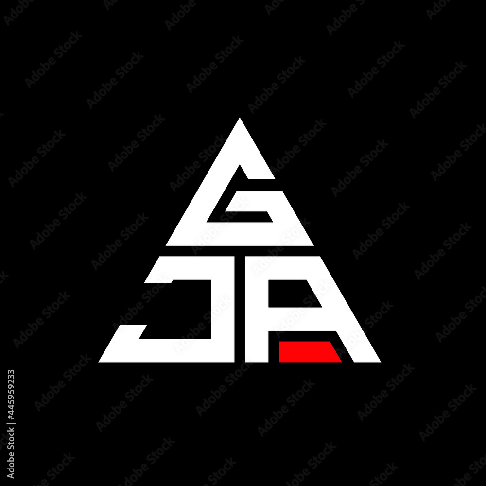GJA triangle letter logo design with triangle shape. GJA triangle logo design monogram. GJA triangle vector logo template with red color. GJA triangular logo Simple, Elegant, and Luxurious Logo. GJA GJA triangle letter logo design with triangle shape. GJA triangle logo design monogram. GJA triangle vector logo template with red color. GJA triangular logo Simple, Elegant, and Luxurious Logo. GJA