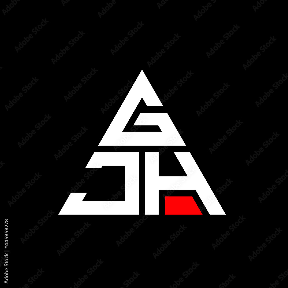 GJH triangle letter logo design with triangle shape. GJH triangle logo design monogram. GJH triangle vector logo template with red color. GJH triangular logo Simple, Elegant, and Luxurious Logo. GJH GJH triangle letter logo design with triangle shape. GJH triangle logo design monogram. GJH triangle vector logo template with red color. GJH triangular logo Simple, Elegant, and Luxurious Logo. GJH
