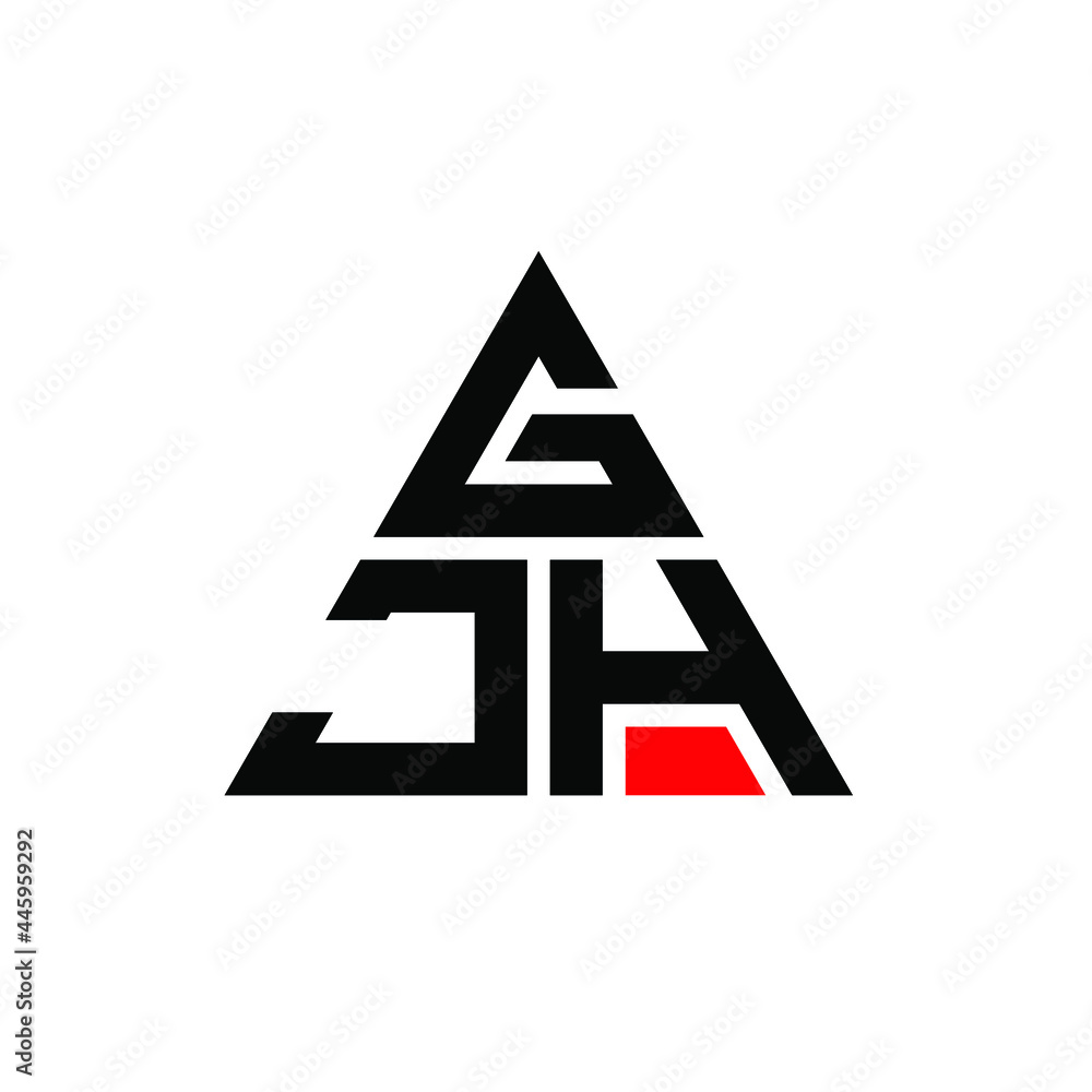 GJH triangle letter logo design with triangle shape. GJH triangle logo design monogram. GJH triangle vector logo template with red color. GJH triangular logo Simple, Elegant, and Luxurious Logo. GJH GJH triangle letter logo design with triangle shape. GJH triangle logo design monogram. GJH triangle vector logo template with red color. GJH triangular logo Simple, Elegant, and Luxurious Logo. GJH