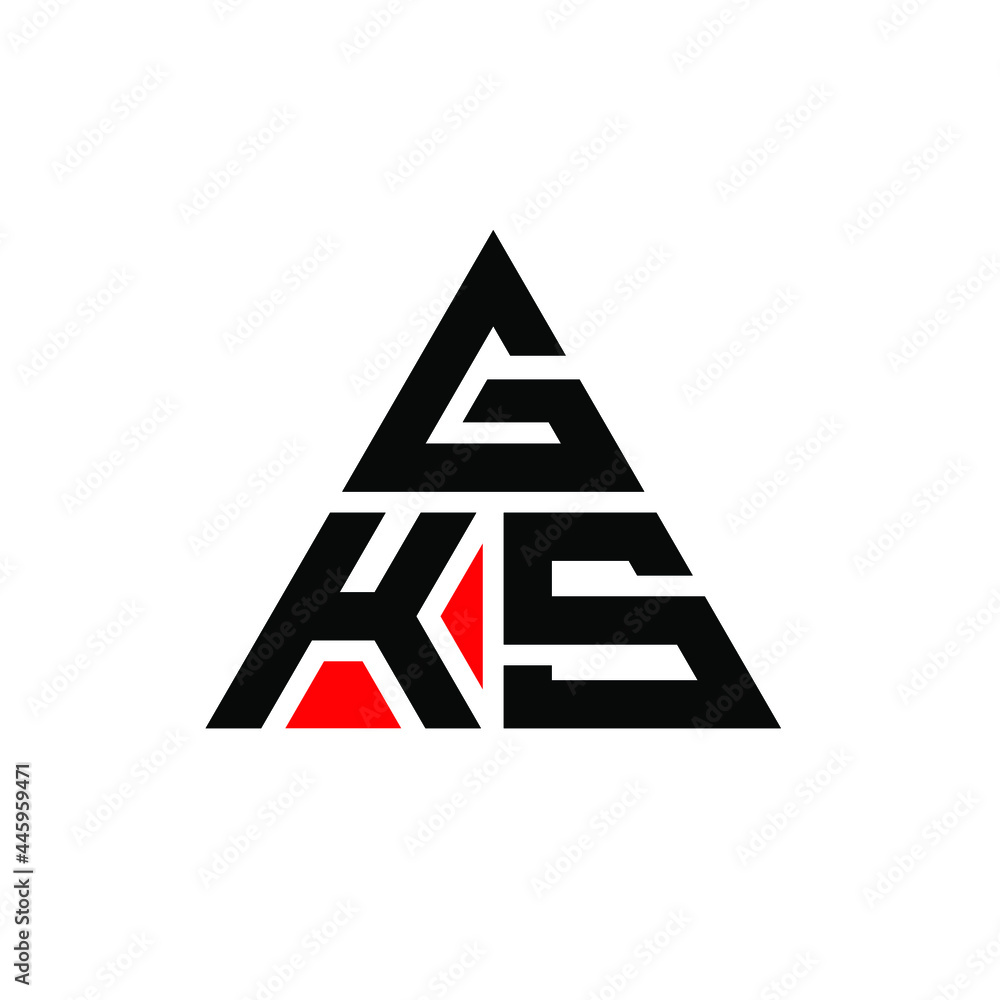 GKS triangle letter logo design with triangle shape. GKS triangle logo design monogram. GKS triangle vector logo template with red color. GKS triangular logo Simple, Elegant, and Luxurious Logo. GKS GKS triangle letter logo design with triangle shape. GKS triangle logo design monogram. GKS triangle vector logo template with red color. GKS triangular logo Simple, Elegant, and Luxurious Logo. GKS