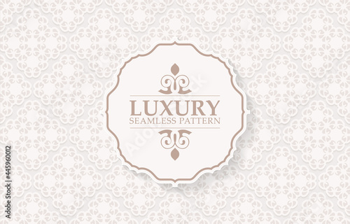 Vector seamless geometric pattern texture