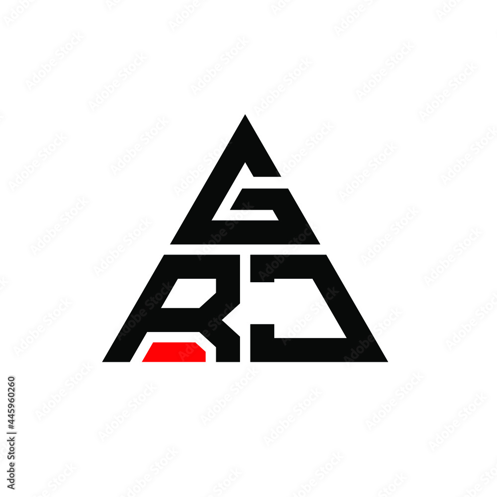 GRJ triangle letter logo design with triangle shape. GRJ triangle logo design monogram. GRJ triangle vector logo template with red color. GRJ triangular logo Simple, Elegant, and Luxurious Logo. GRJ GRJ triangle letter logo design with triangle shape. GRJ triangle logo design monogram. GRJ triangle vector logo template with red color. GRJ triangular logo Simple, Elegant, and Luxurious Logo. GRJ