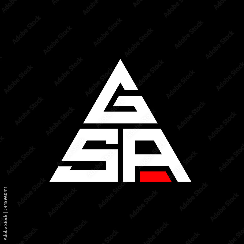 GSA triangle letter logo design with triangle shape. GSA triangle logo design monogram. GSA triangle vector logo template with red color. GSA triangular logo Simple, Elegant, and Luxurious Logo. GSA GSA triangle letter logo design with triangle shape. GSA triangle logo design monogram. GSA triangle vector logo template with red color. GSA triangular logo Simple, Elegant, and Luxurious Logo. GSA