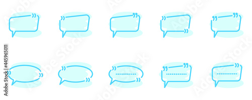 Illustration Vector Graphic of Bubble Speech icon
