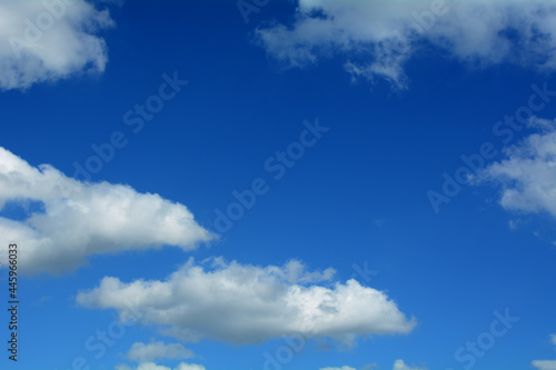Blue sky with clouds beautiful nature background.