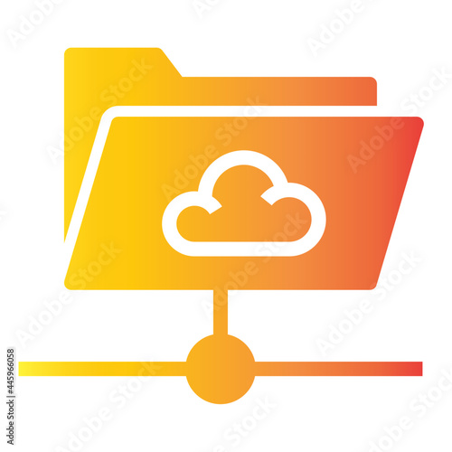 hosting folder gradient icon