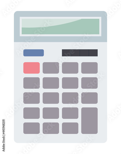 シンプルな電卓のイラスト 数字なし
