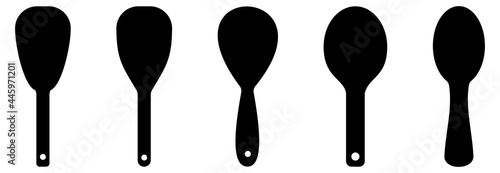 kitchen utensils icon set vector sign symbol