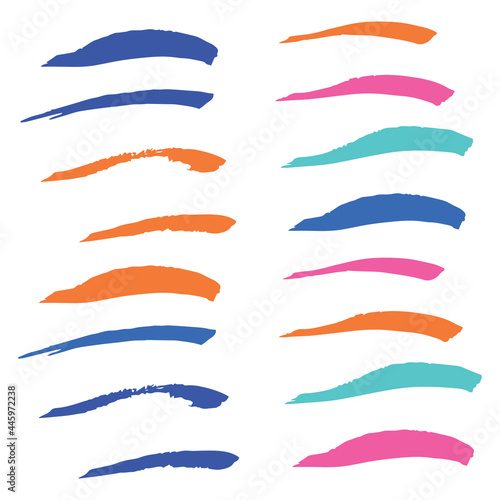 Blue Watercolor Creative. Pink Brushstroke Splatter. Yellow Brushes Square. Ink Frame. Stroke Square. Set Acrylic. Paintbrush Creative. Art Handwritten. Dirty Frame.