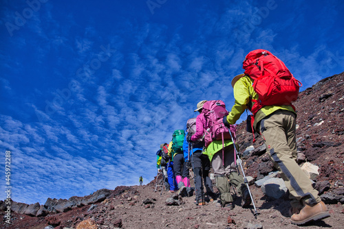 Obraz na płótnie Mt.Fuji, summer 夏の富士登山