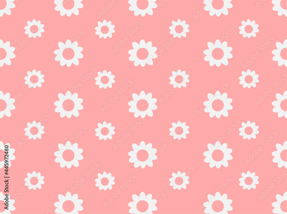 white flowers on a pink background white flowers on a pink background