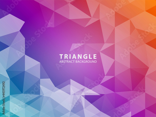 Triangle Abstract background - Vector